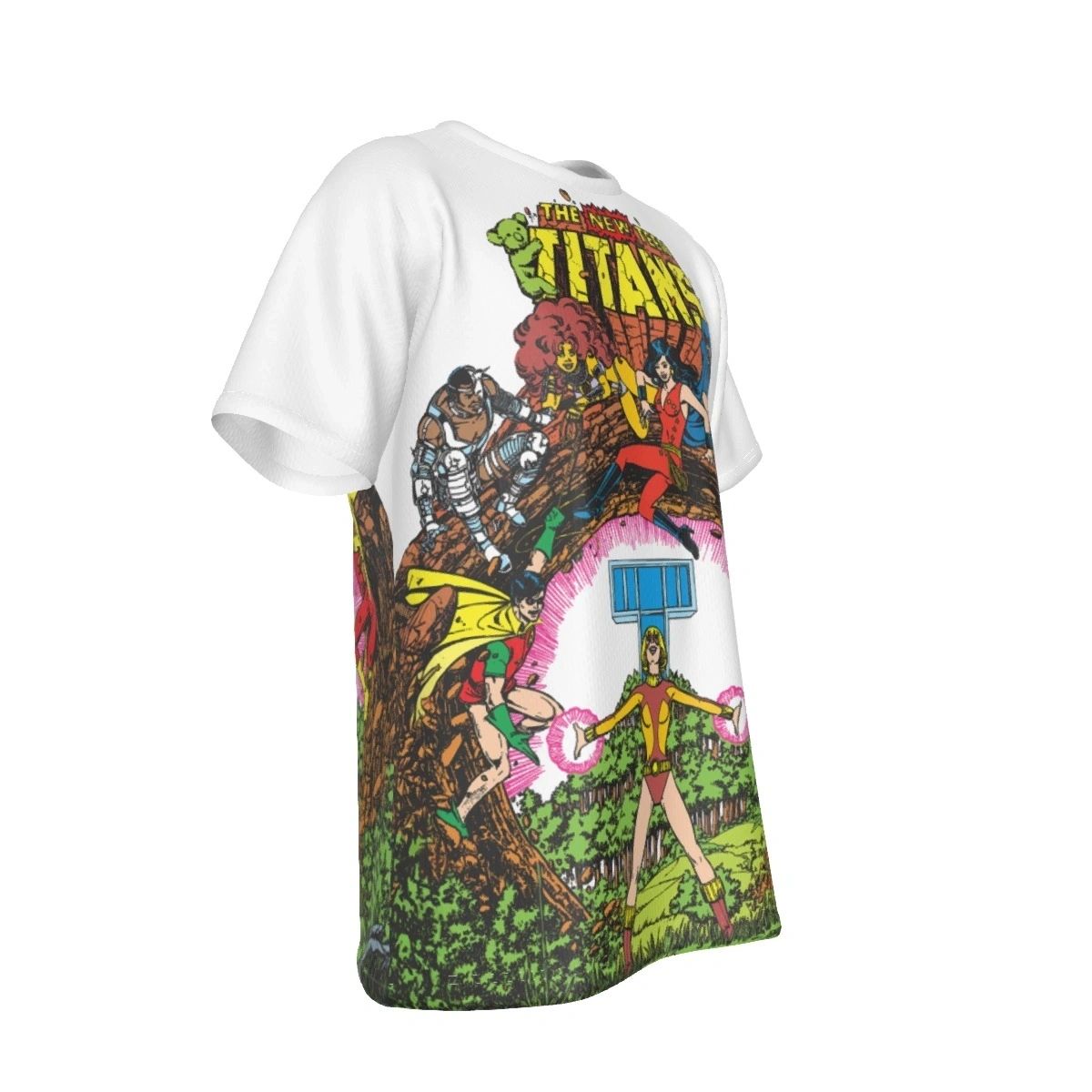 NEW TEEN TITANS 30 COVER ALL OVER PRINT SHIRT AND TANK TOP - TERRA