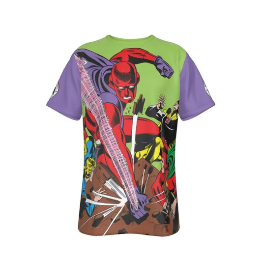 JLA 64 RED TORNADO ALL OVER PRINT SHIRT AND TANK TOP