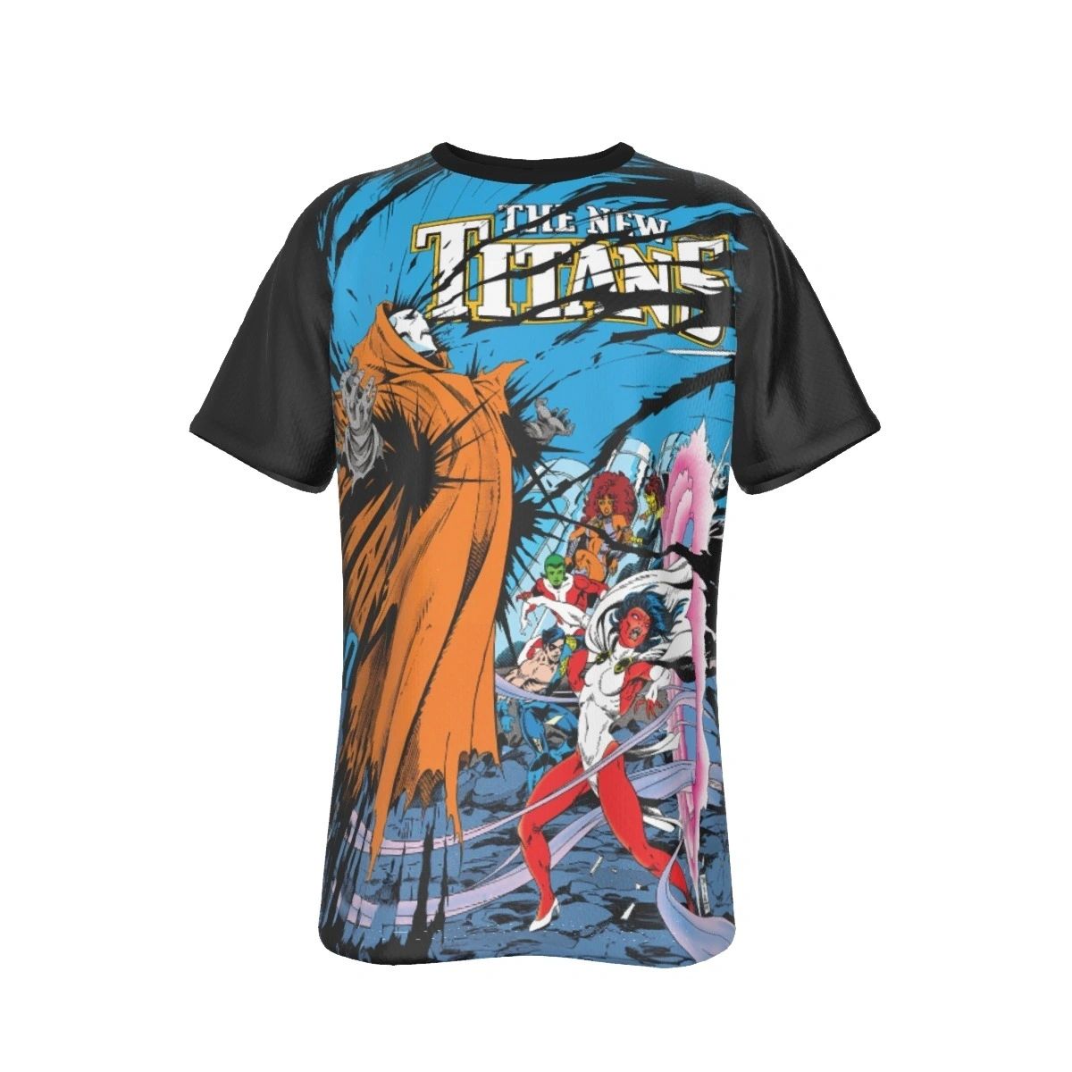 NEW TEEN TITANS 84 COVER ALL OVER PRINT SHIRT AND TANK TOP - PHANTASM