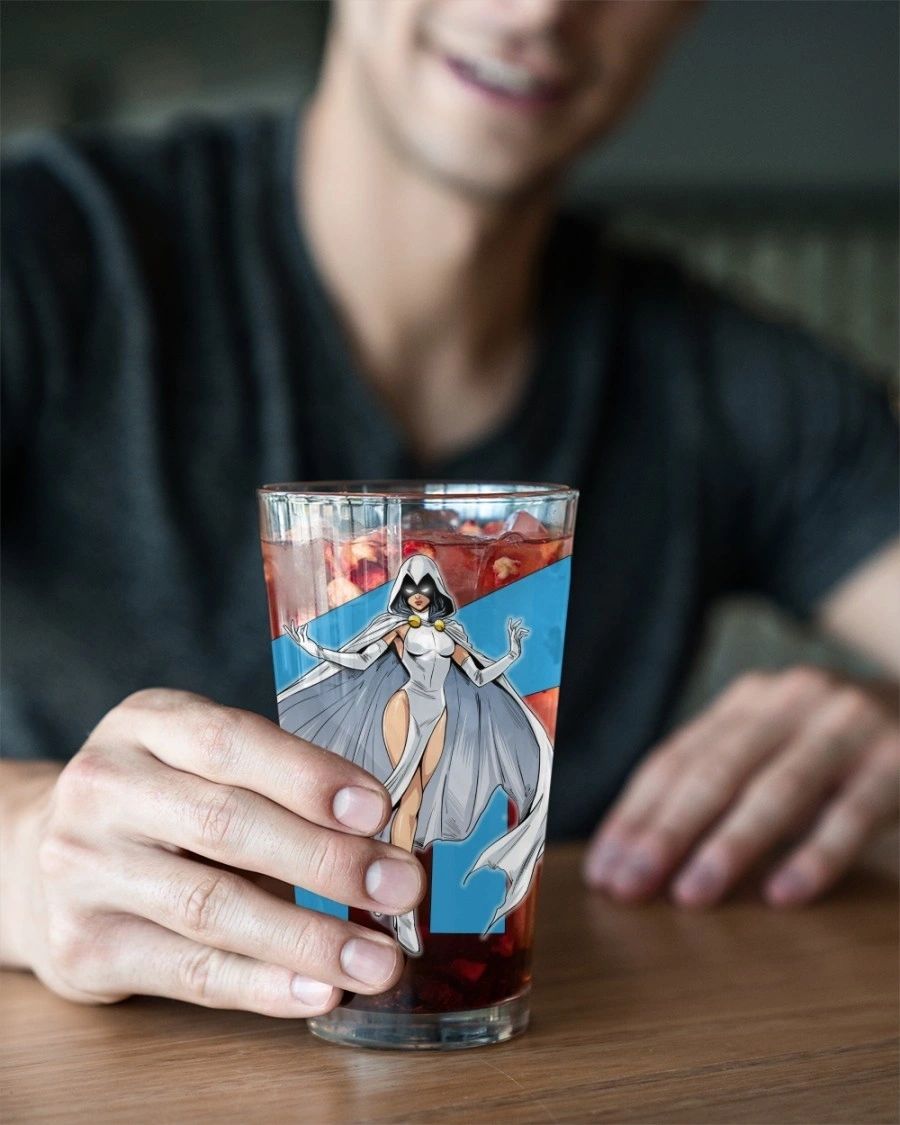 RAVEN WHITE READY Pint Glass (with Free Shipping)