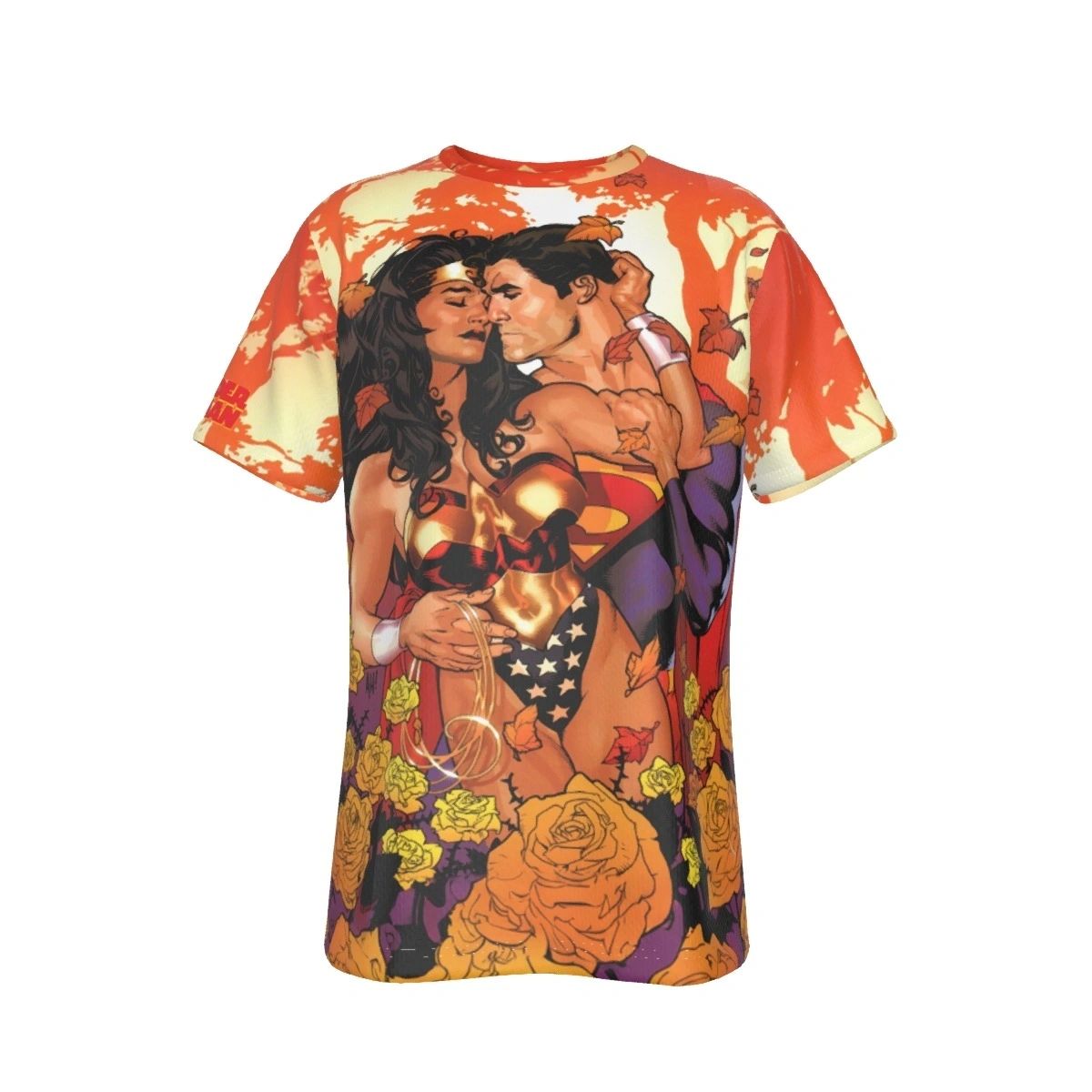 WONDER WOMAN SUPERMAN ALL OVER PRINT SHIRT AND TANK TOP - ADAM HUGHS ART