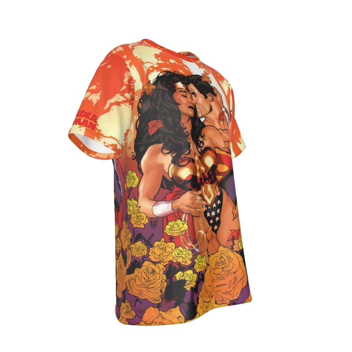 WONDER WOMAN SUPERMAN ALL OVER PRINT SHIRT AND TANK TOP - ADAM HUGHS ART