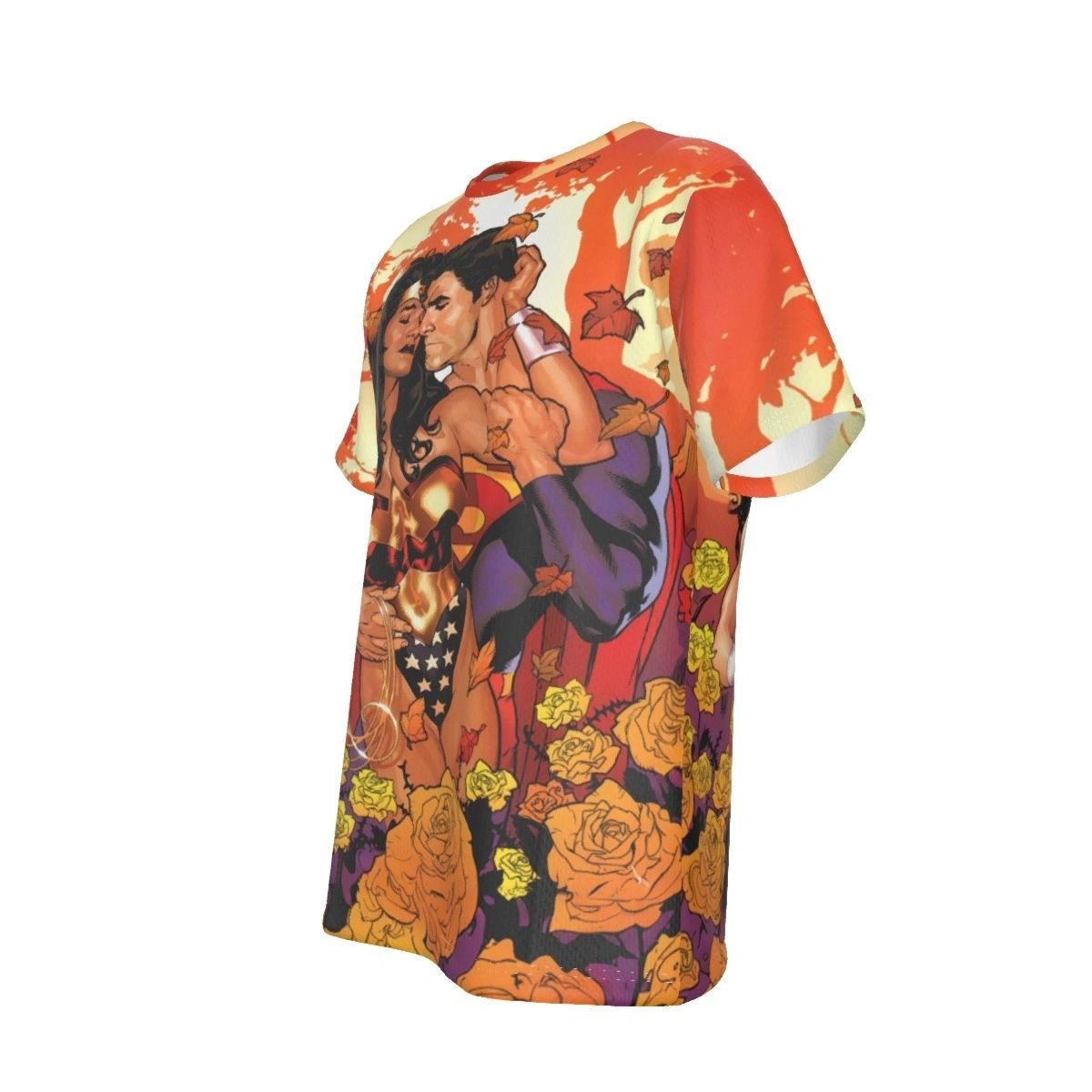 WONDER WOMAN SUPERMAN ALL OVER PRINT SHIRT AND TANK TOP - ADAM HUGHS ART