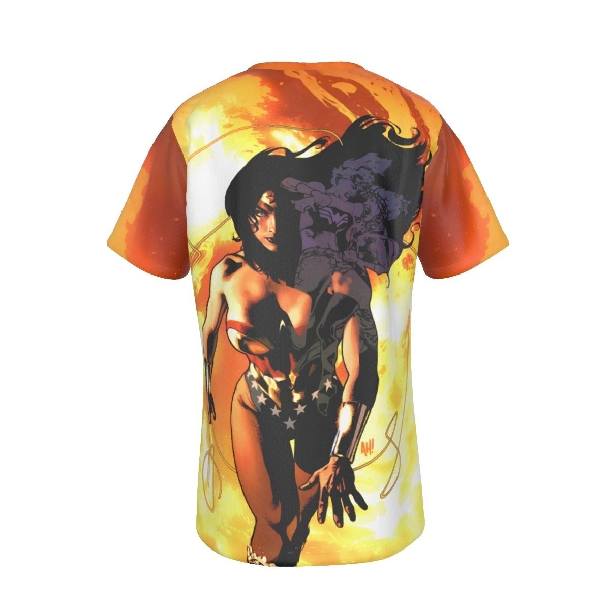 WONDER WOMAN HUGHS ALL OVER PRINT SHIRT AND TANK TOP - ADAM HUGHS ART