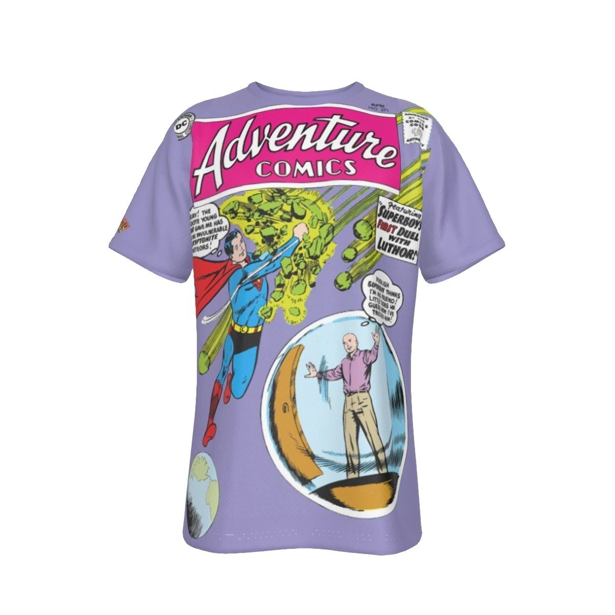 ADVENTURE 271 1ST LEX LUTHER BATTLE ALL OVER PRINT SHIRT AND TANK TOP