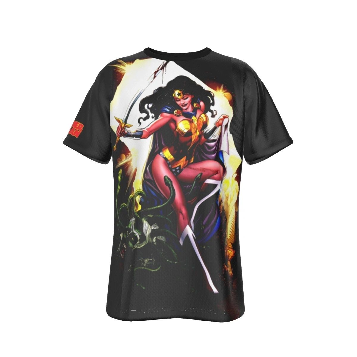 WONDER WOMAN ALL OVER PRINT SHIRT AND TANK TOP -IVAN RIES ART