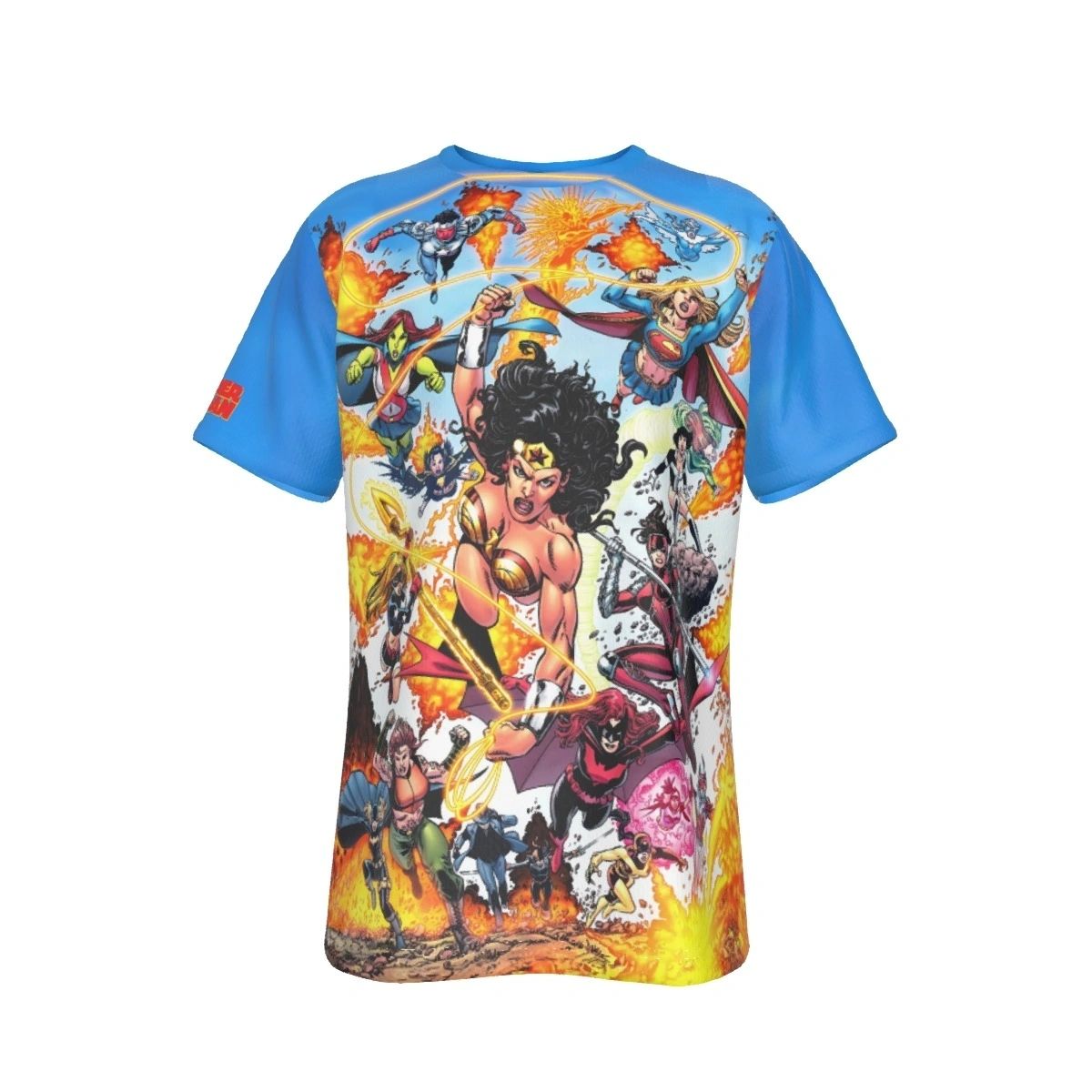 WONDER WOMAN AND WARRIORS ALL OVER PRINT SHIRT AND TANK TOP - PEREZ ART