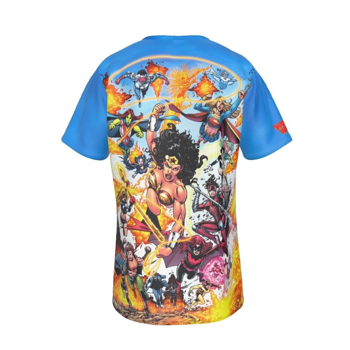 WONDER WOMAN AND WARRIORS ALL OVER PRINT SHIRT AND TANK TOP - PEREZ ART