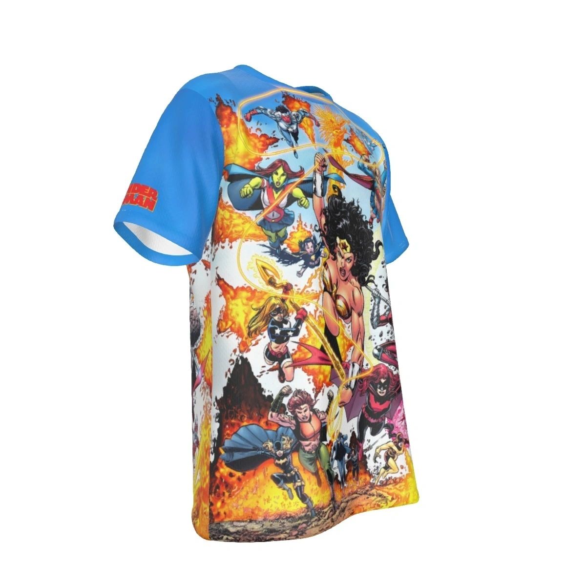 WONDER WOMAN AND WARRIORS ALL OVER PRINT SHIRT AND TANK TOP - PEREZ ART