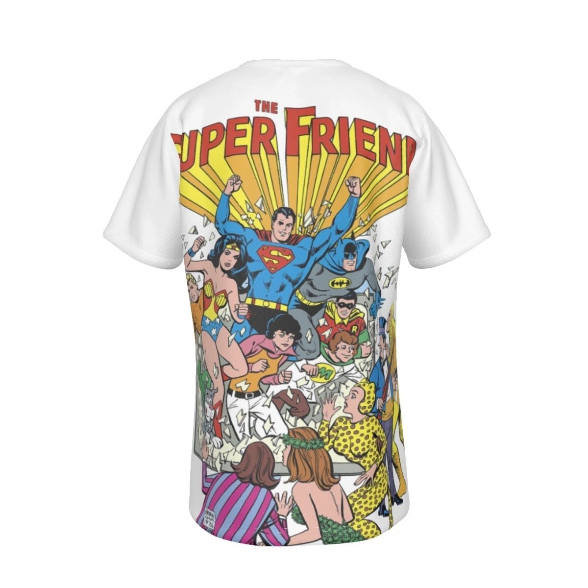 SUPER FRIENDS ALL OVER PRINT SHIRT AND TANK - 1ST SUPER FRIENDS COMIC