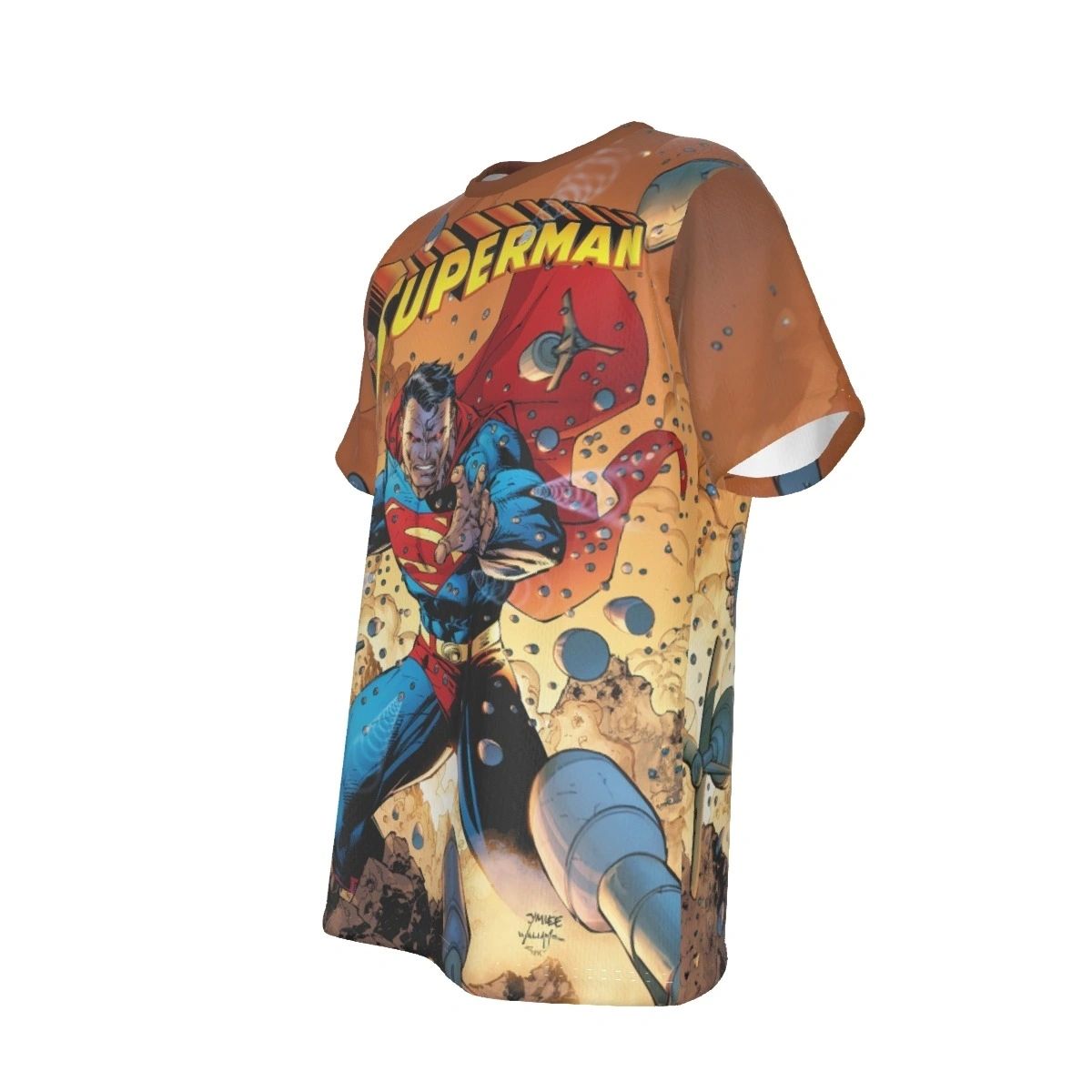 SUPERMAN 205 ROCKETS ALL OVER PRINT SHIRT AND TANK
