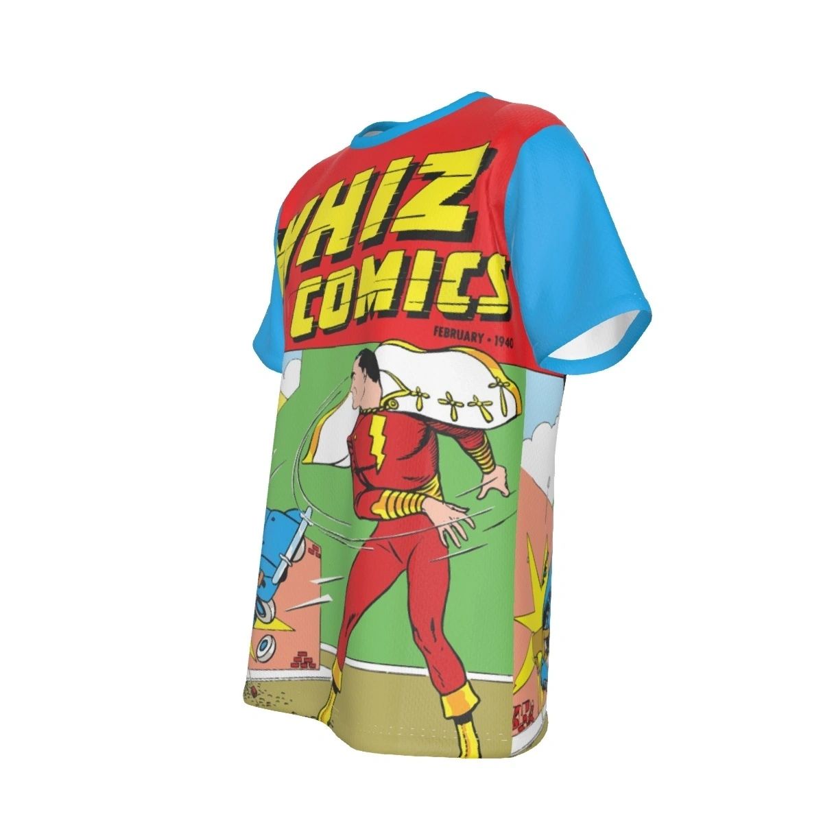 SHAZAM WHIZ COMICS 2 ALL OVER PRINT SHIRT AND TANK