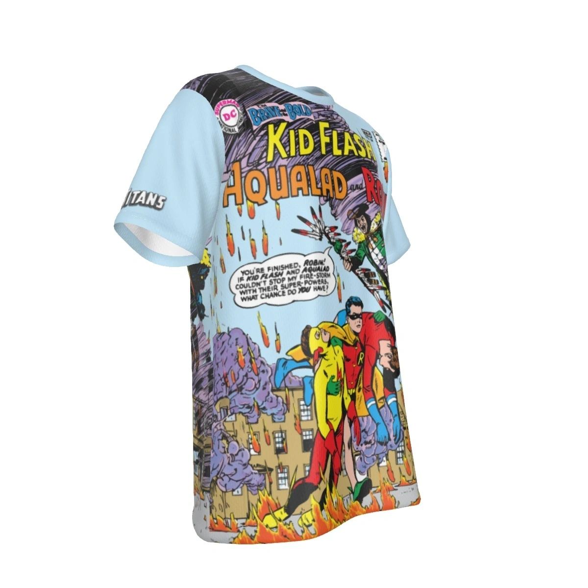 BRAVE AND THE BOLD 54 ALL OVER PRINT SHIRT AND TANK - TITANS FROM THE BEGINNING 1