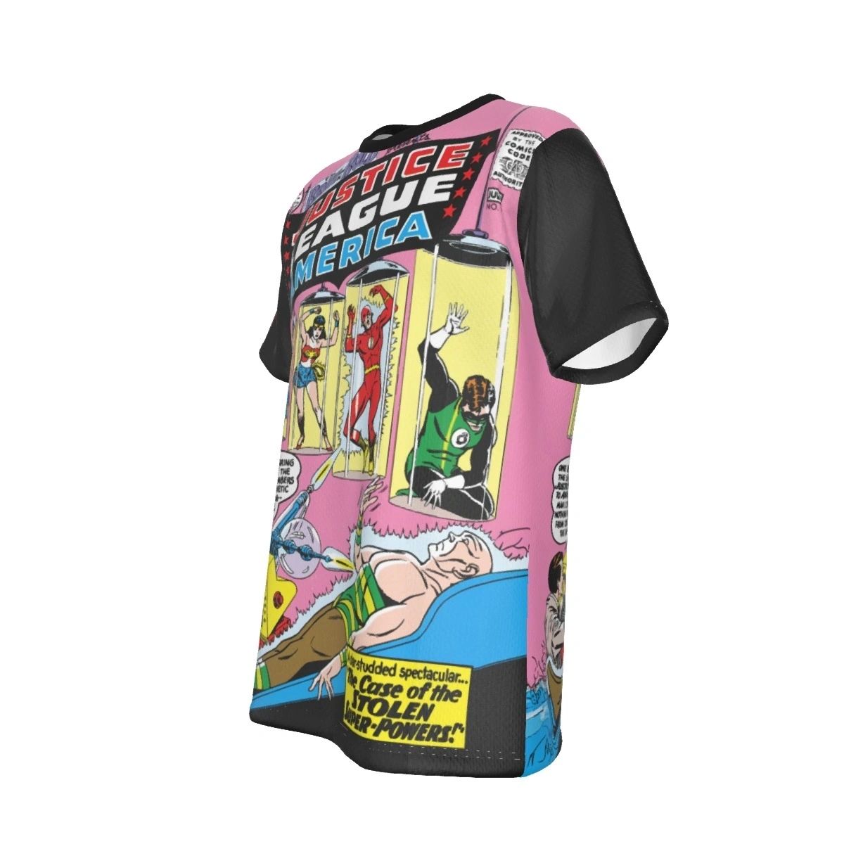 BRAVE AND THE BOLD 30 ALL OVER PRINT SHIRT AND TANK - JLA FROM THE BEGINNING 3
