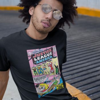 COVER BRAVE AND THE BOLD 30 ALL OVER PRINT SHIRT AND TANK - JLA FROM THE BEGINNING 3C