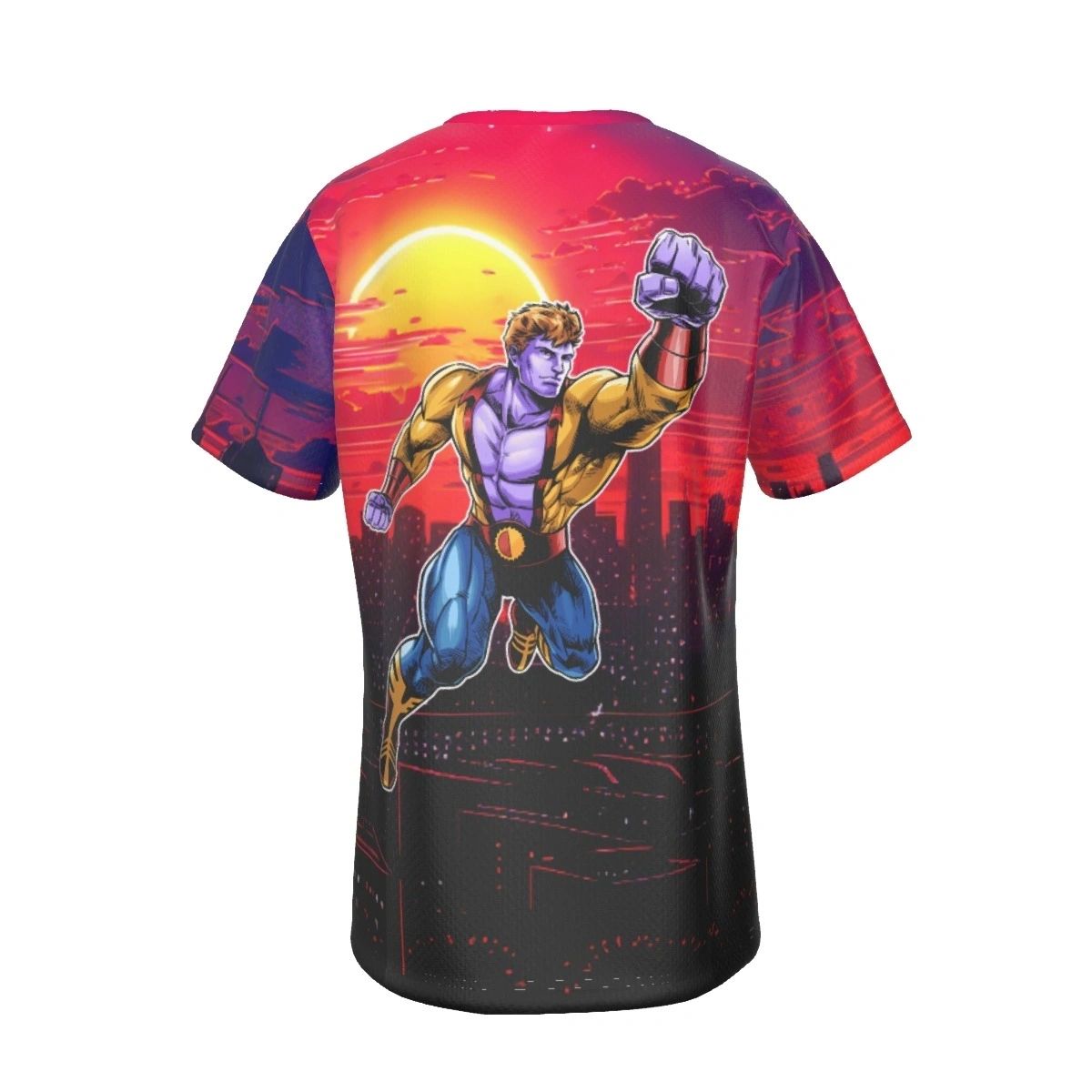 POWER BOY ALL OVER PRINT SHIRT AND TANK TOP