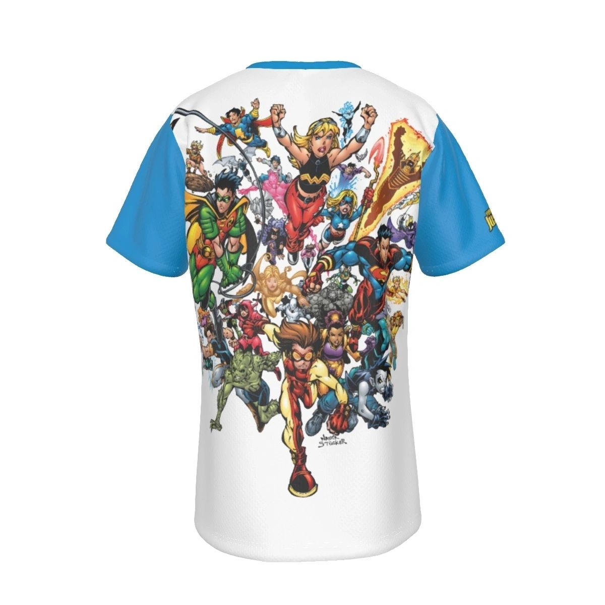 YOUNG JUSTICE ALL TEAM ALL OVER PRINT SHIRT AND TANK TOP