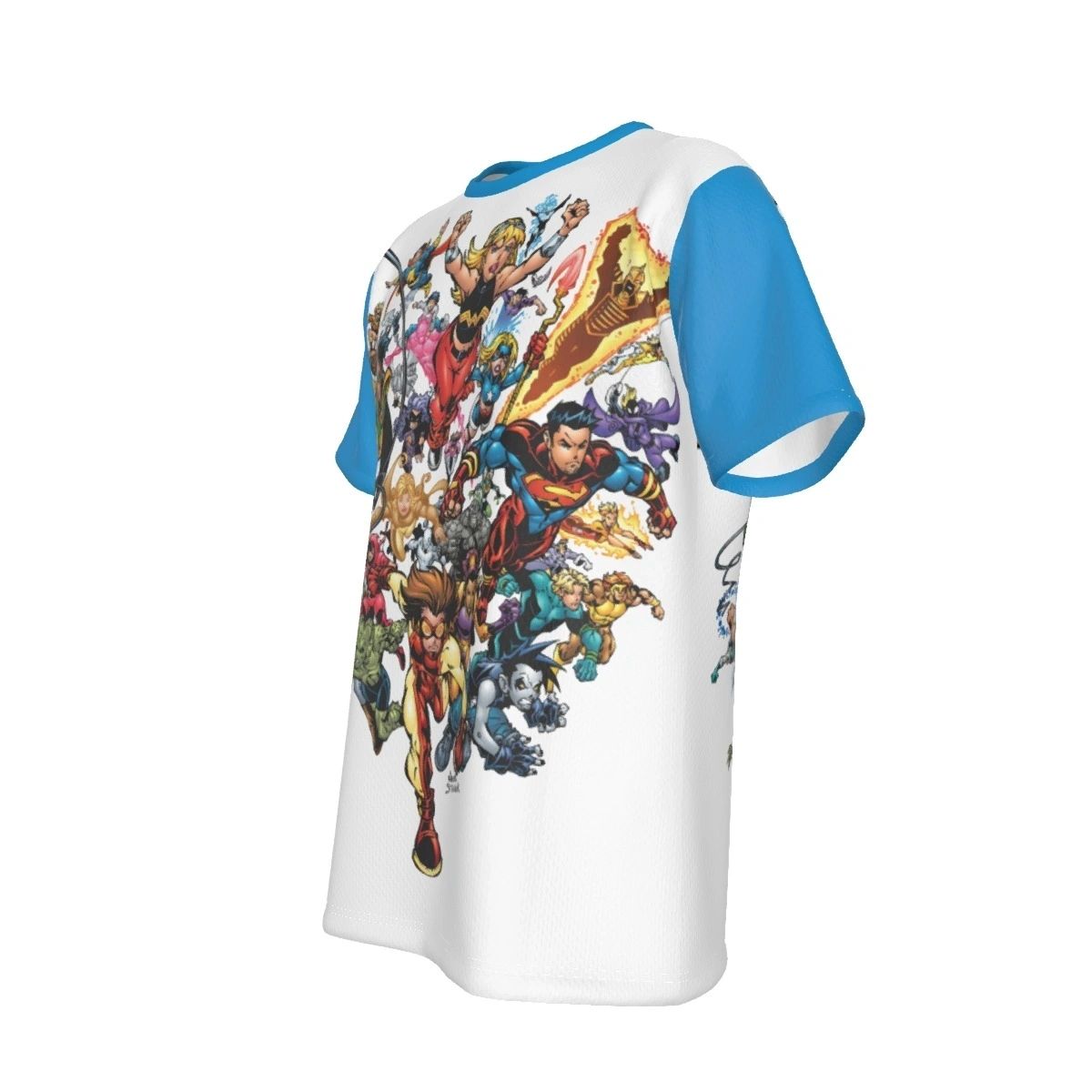 YOUNG JUSTICE ALL TEAM ALL OVER PRINT SHIRT AND TANK TOP