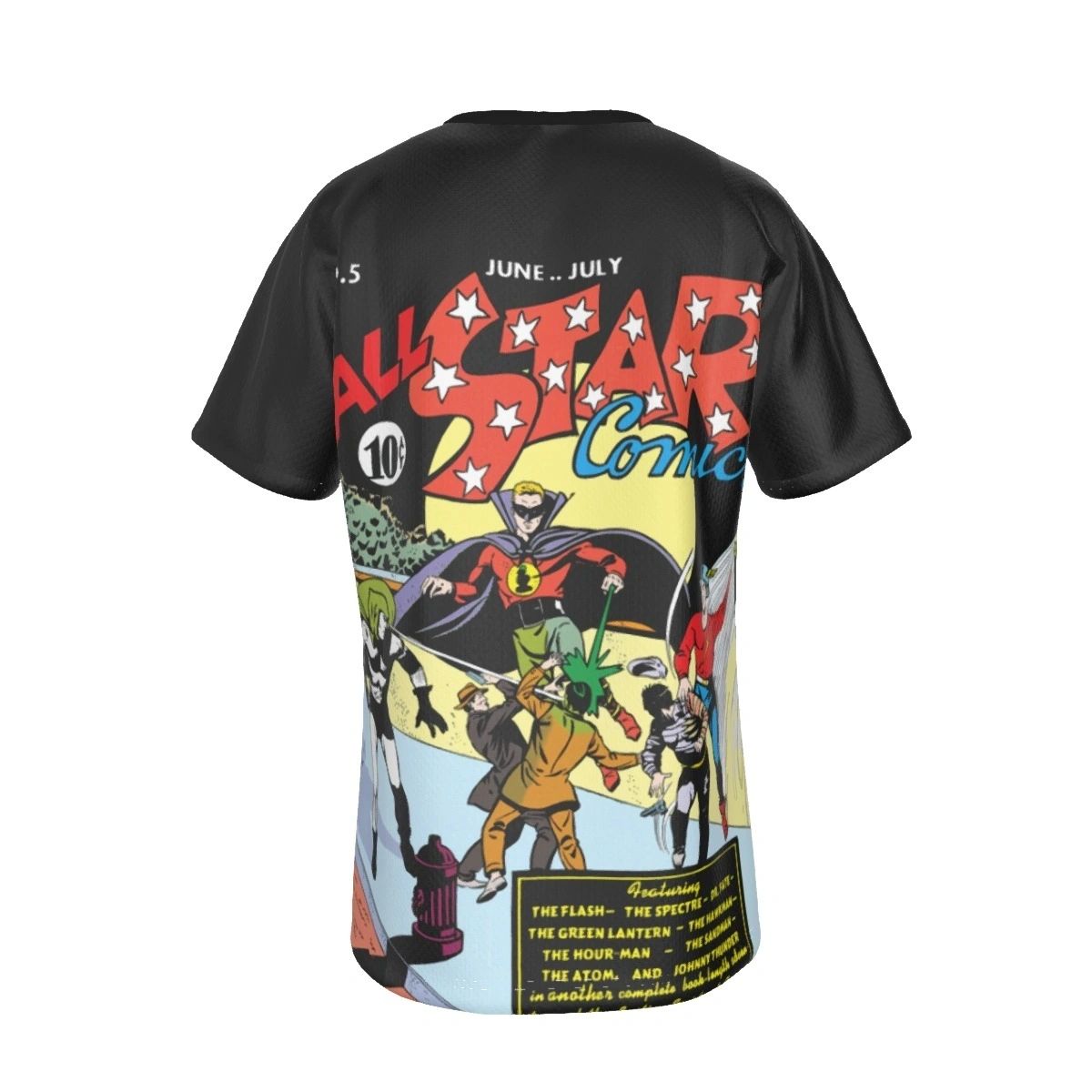 ALL STAR COMICS 5 COVER ALL OVER PRINT SHIRT AND TANK - JSA FROM THE BEGINNING 3