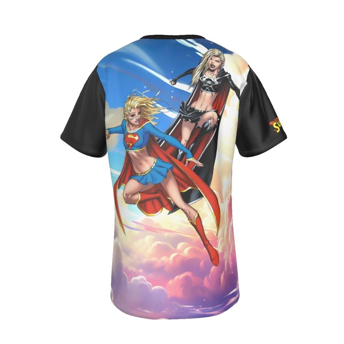 SUPERGIRL VS DARK SUPERGIRL ALL OVER PRINT SHIRT AND TANK TOP