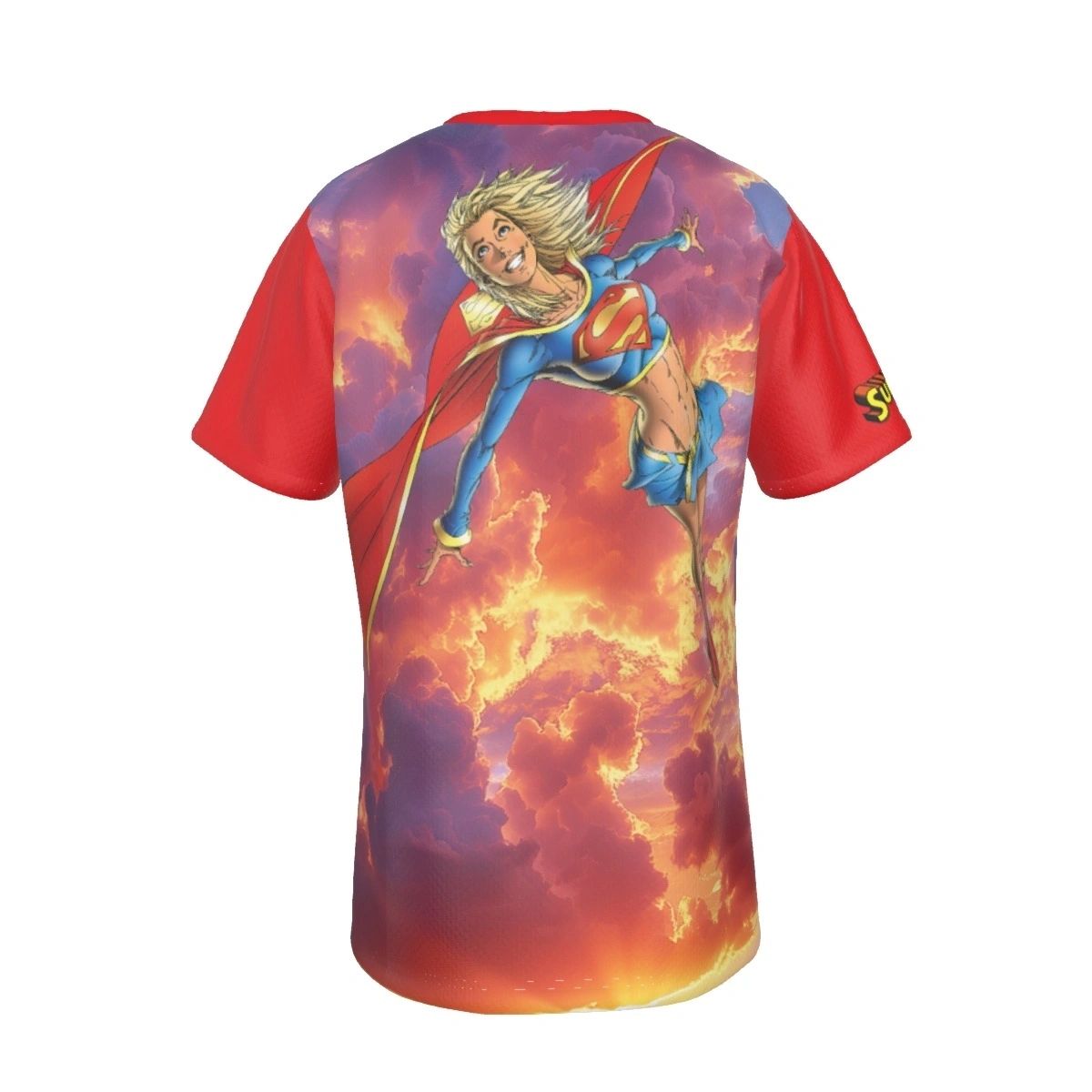 SUPERGIRL 0 FLIGHT ALL OVER PRINT SHIRT AND TANK TOP - IAN CHURCHILL ART