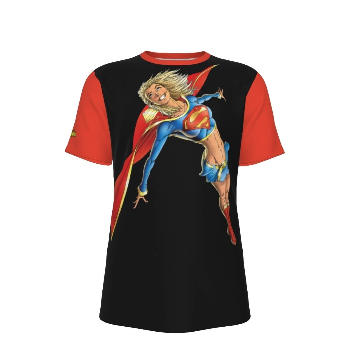 SUPERGIRL 0 FLIGHT ALL OVER PRINT SHIRT AND TANK TOP - IAN CHURCHILL ART