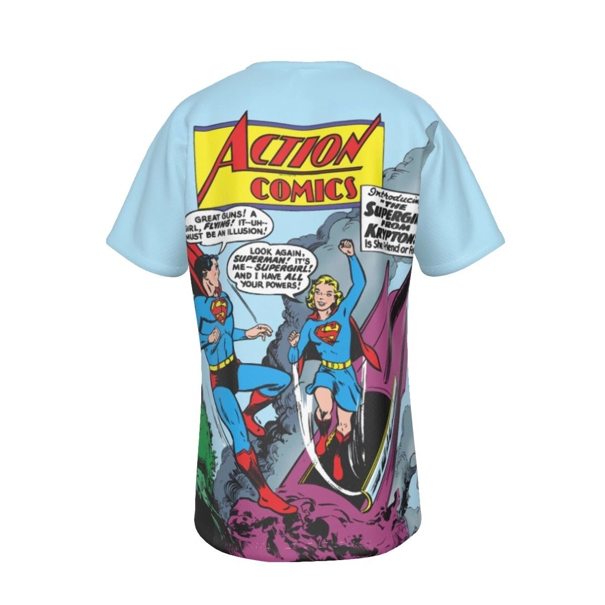 ACTION 252 ALL OVER PRINT SHIRT AND TANK TOP - 1ST SUPERGIRL