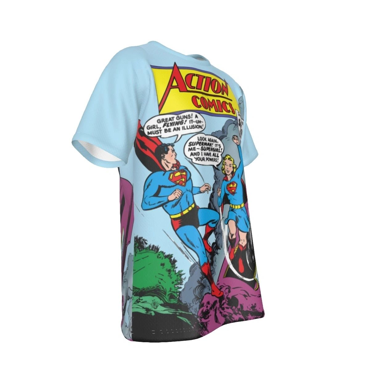 ACTION 252 ALL OVER PRINT SHIRT AND TANK TOP - 1ST SUPERGIRL