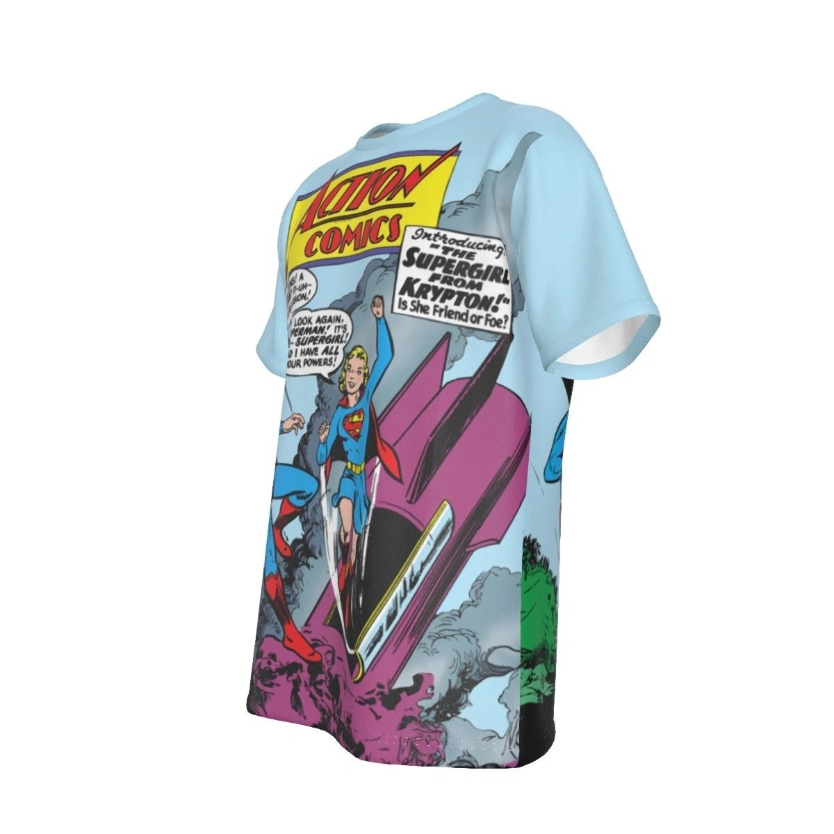 ACTION 252 ALL OVER PRINT SHIRT AND TANK TOP - 1ST SUPERGIRL
