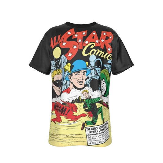 ALL STAR COMICS 6 COVER ALL OVER PRINT SHIRT AND TANK - JSA FROM THE BEGINNING 4