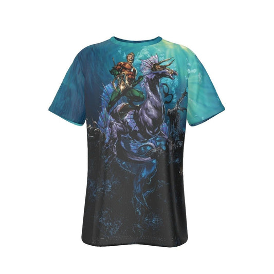AQUAMAN 1 (80TH ANNY) COVER ALL OVER PRINT SHIRT AND TANK TOP -
