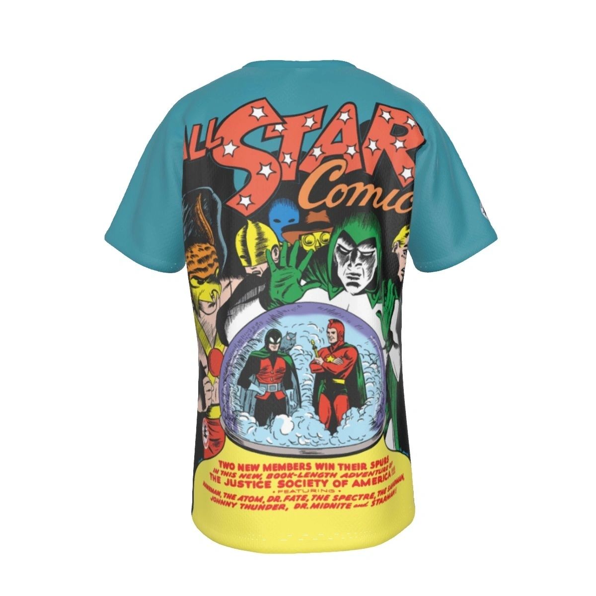ALL STAR COMICS 8 COVER ALL OVER PRINT SHIRT AND TANK - JSA FROM THE BEGINNING 6
