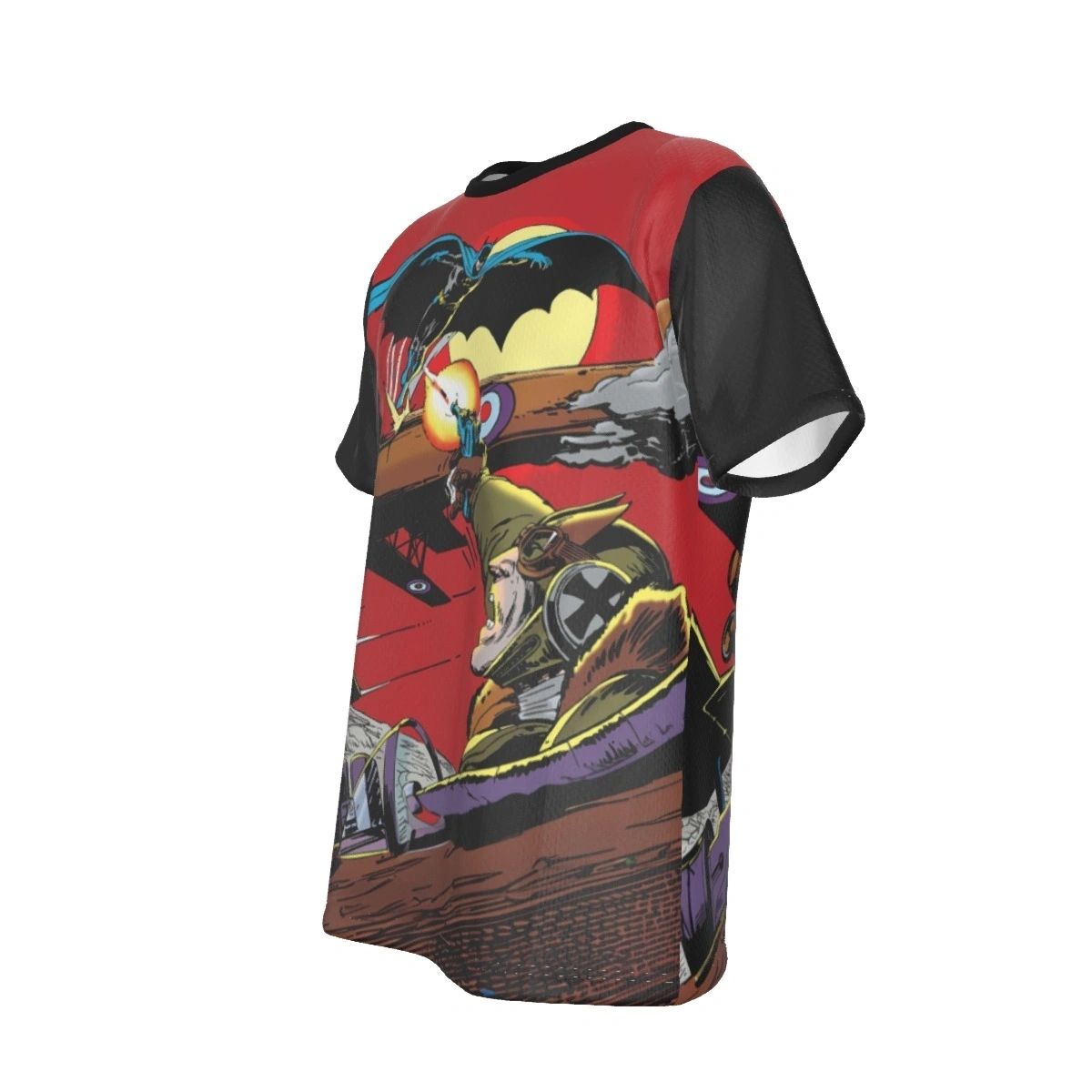 DETECTIVE 404 COVER ALL OVER PRINT SHIRT AND TANK-BATMAN ENEMY ACE