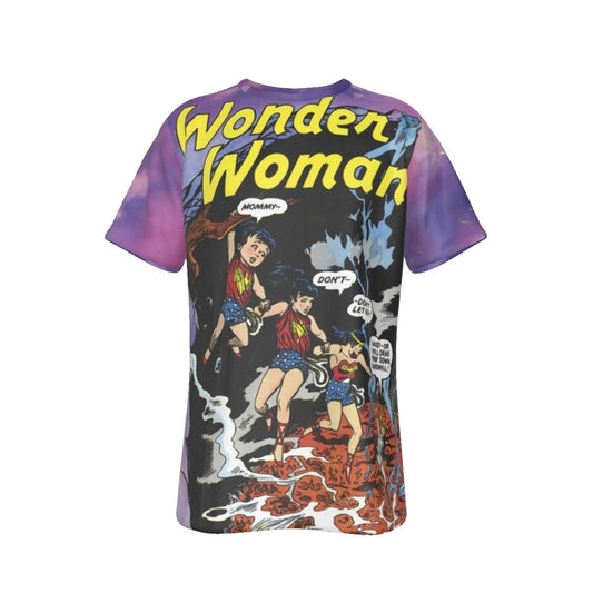 WONDER WOMAN 129 COVER ALL OVER PRINT SHIRT AND TANK-WONDER GIRL