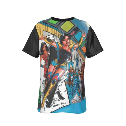 NEW TITANS 55 COVER ALL OVER PRINT SHIRT AND TANK-WONDER GIRL