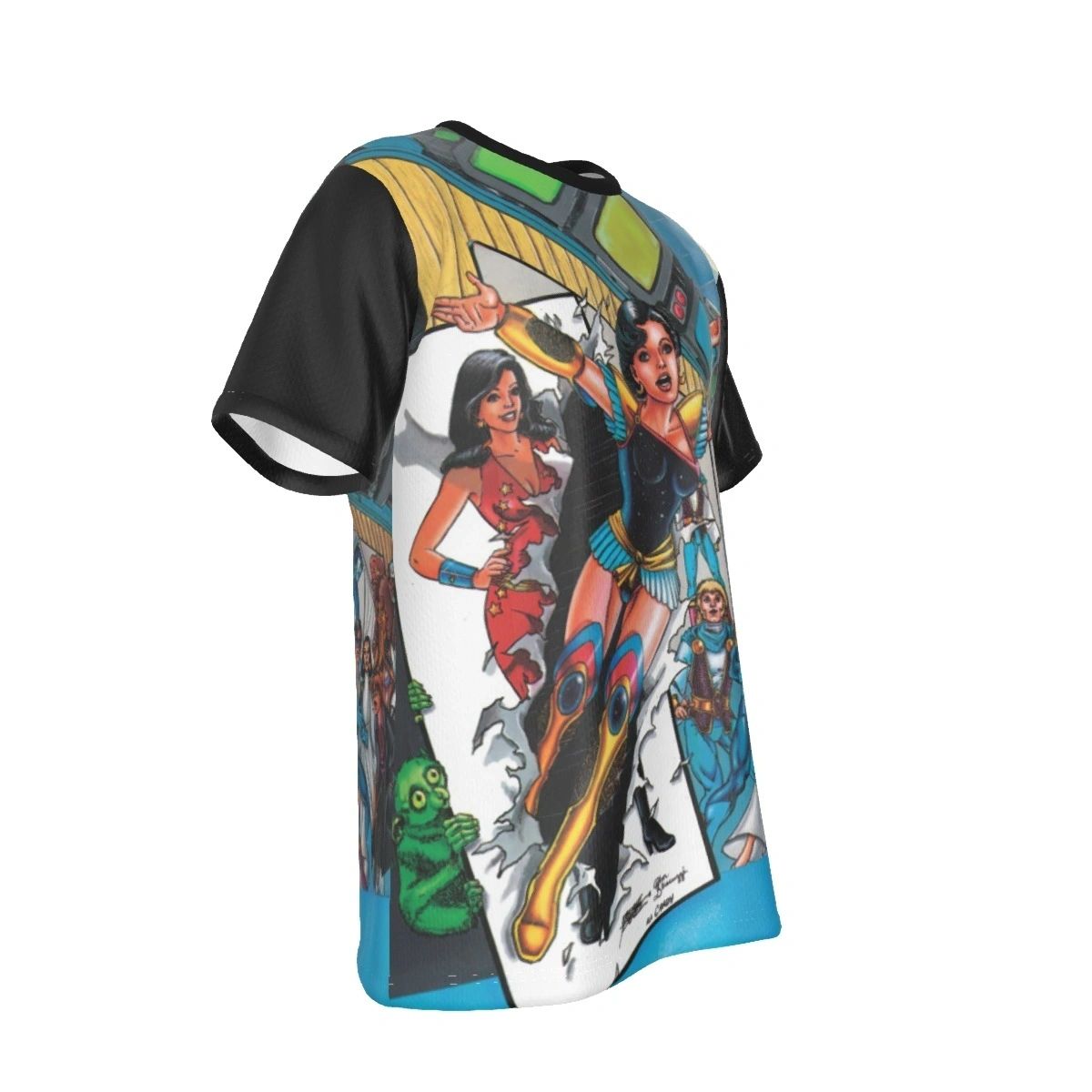 NEW TITANS 55 COVER ALL OVER PRINT SHIRT AND TANK-WONDER GIRL