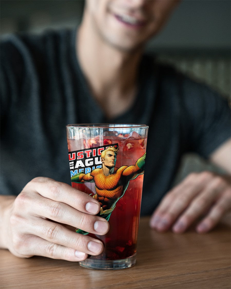 AQUAMAN READY Pint Glass (with Free Shipping) - JLA READY SERIES