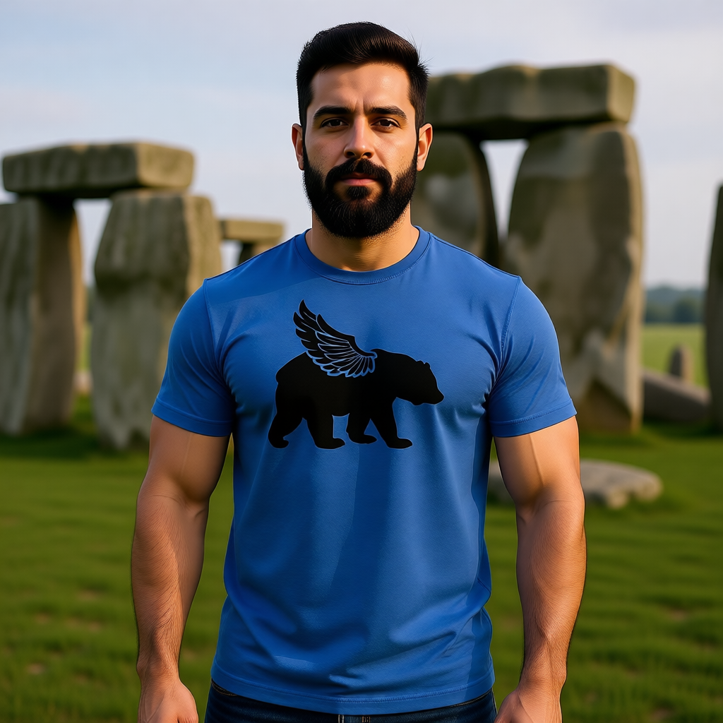 WINGED BEAR ALL OVER PRINT