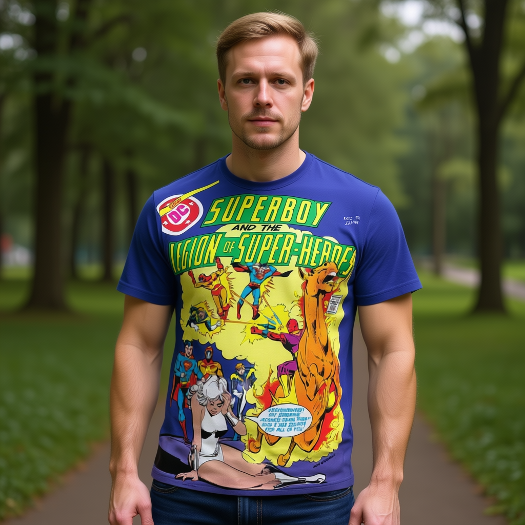 SUPERBOY 252 ALL OVER PRINT SHIRT AND TANK TOP