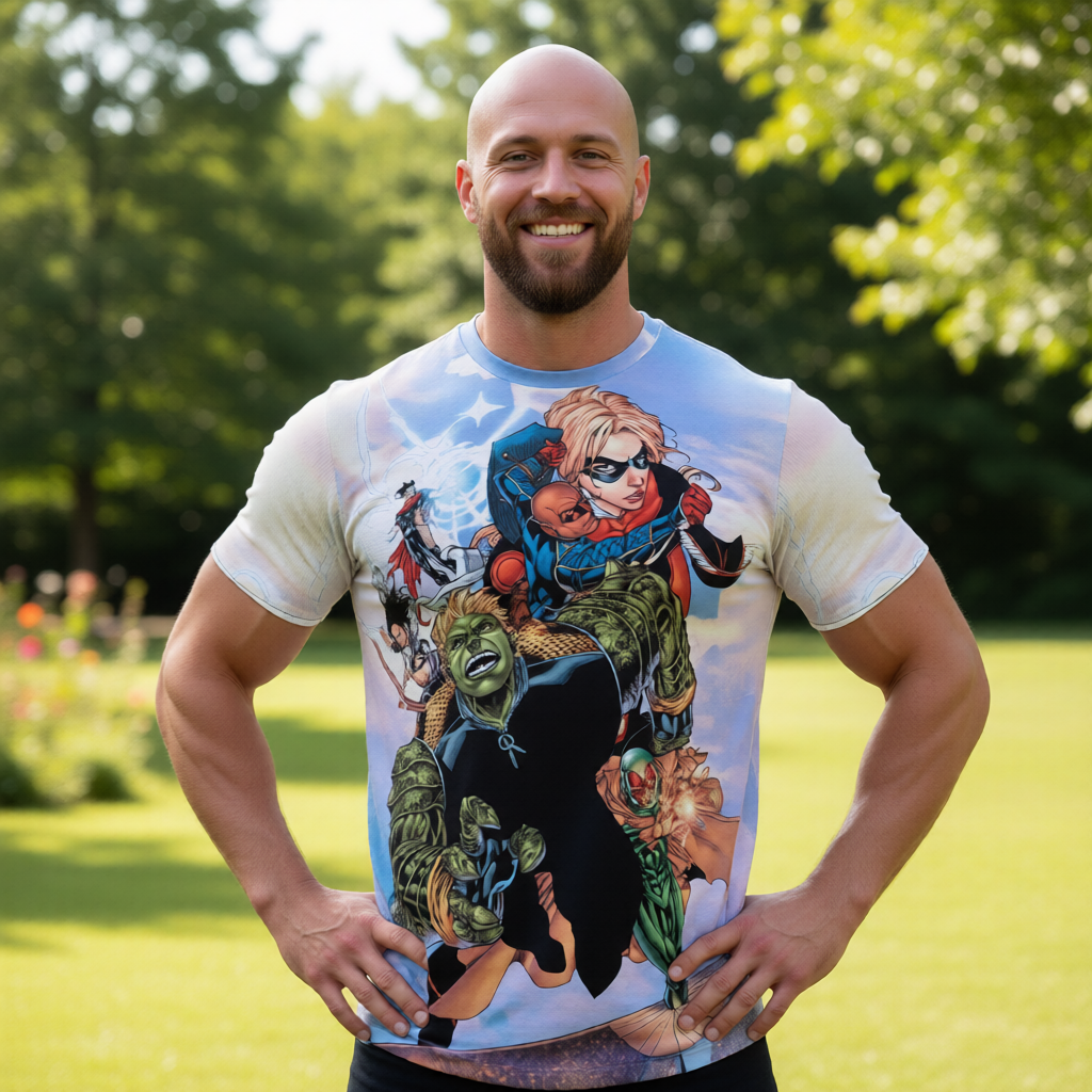 YOUNG AVENGERS POSTER All Over Print Shirt & Tank Top