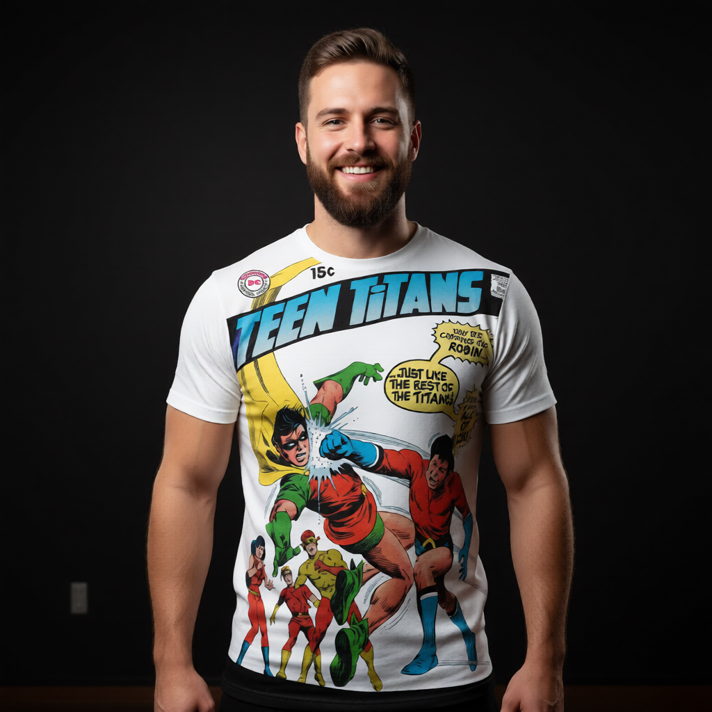 TEEN TITANS 28 All Over Print Shirt & Tank Top – BEARDEDSHIRTS
