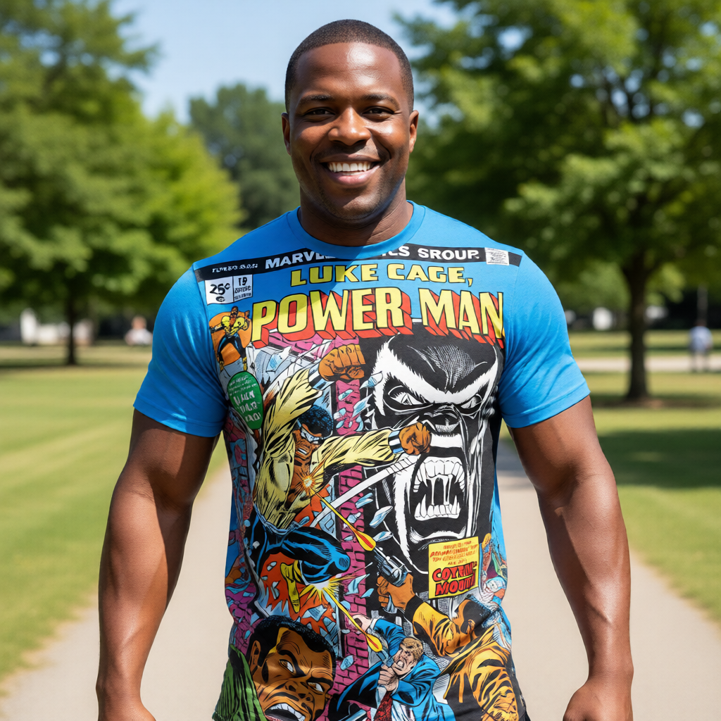 LUKE CAGE, POWER MAN 19 All Over Print Shirt & Tank Top