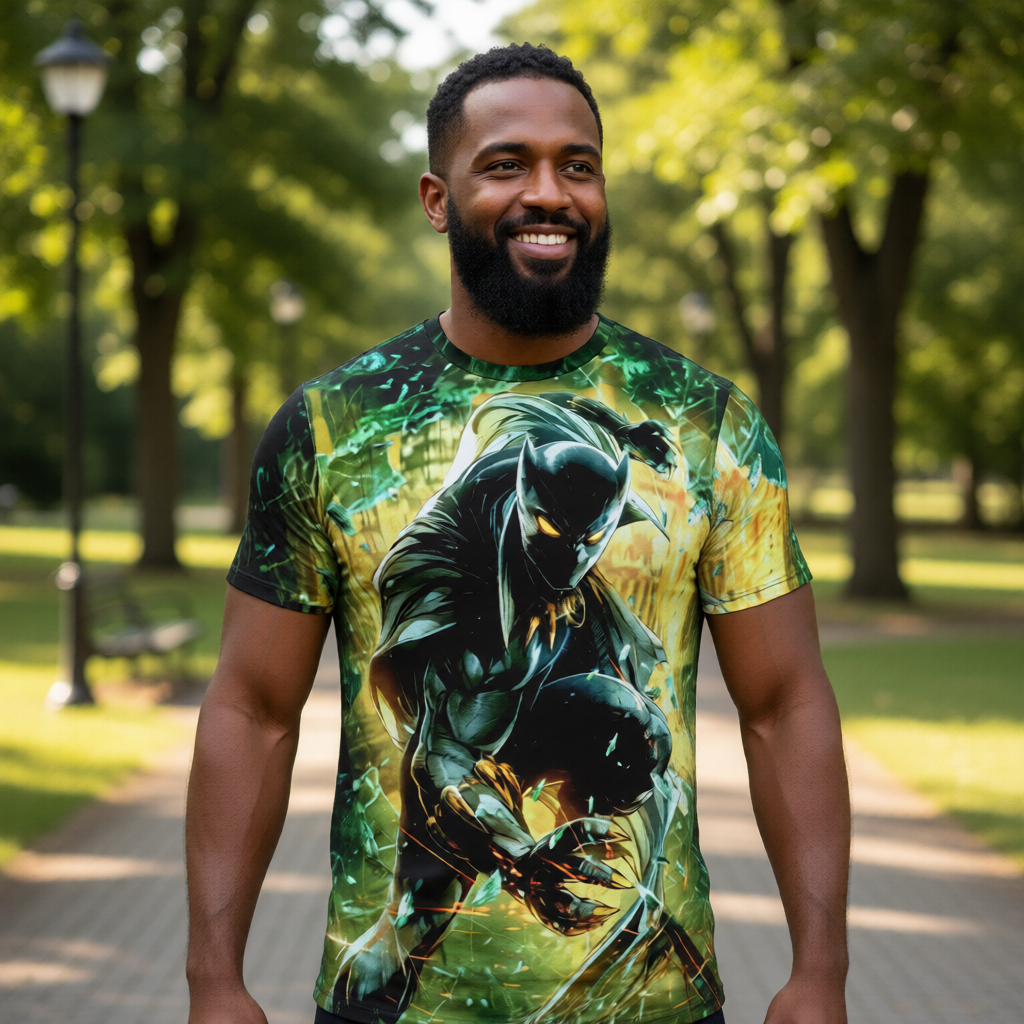 BLACK PANTHER PIN UP All Over Print Shirt & Tank Top -MAXX LIM ART