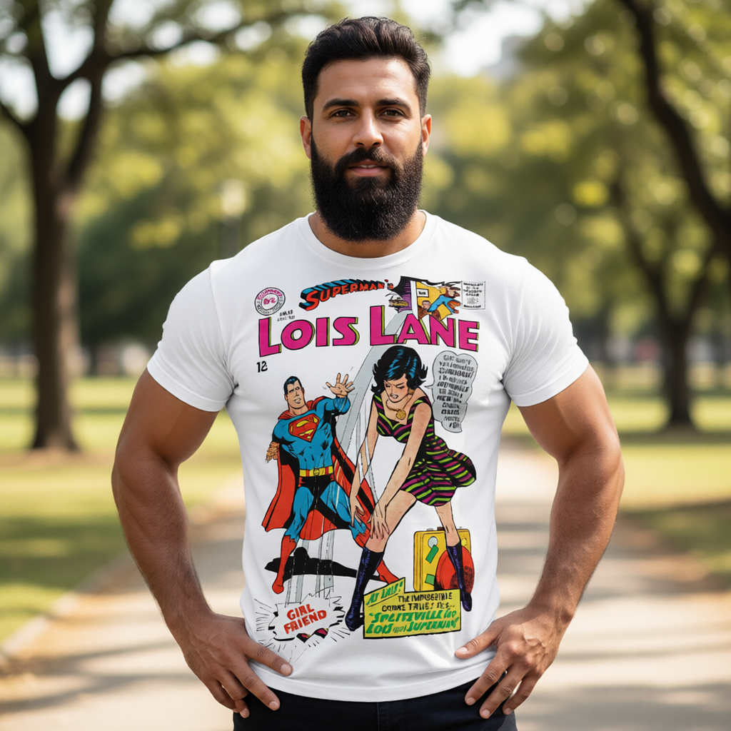 LOIS LANE 80 All Over Print Shirt & Tank Top - SUPERMAN'S GIRLFRIEND