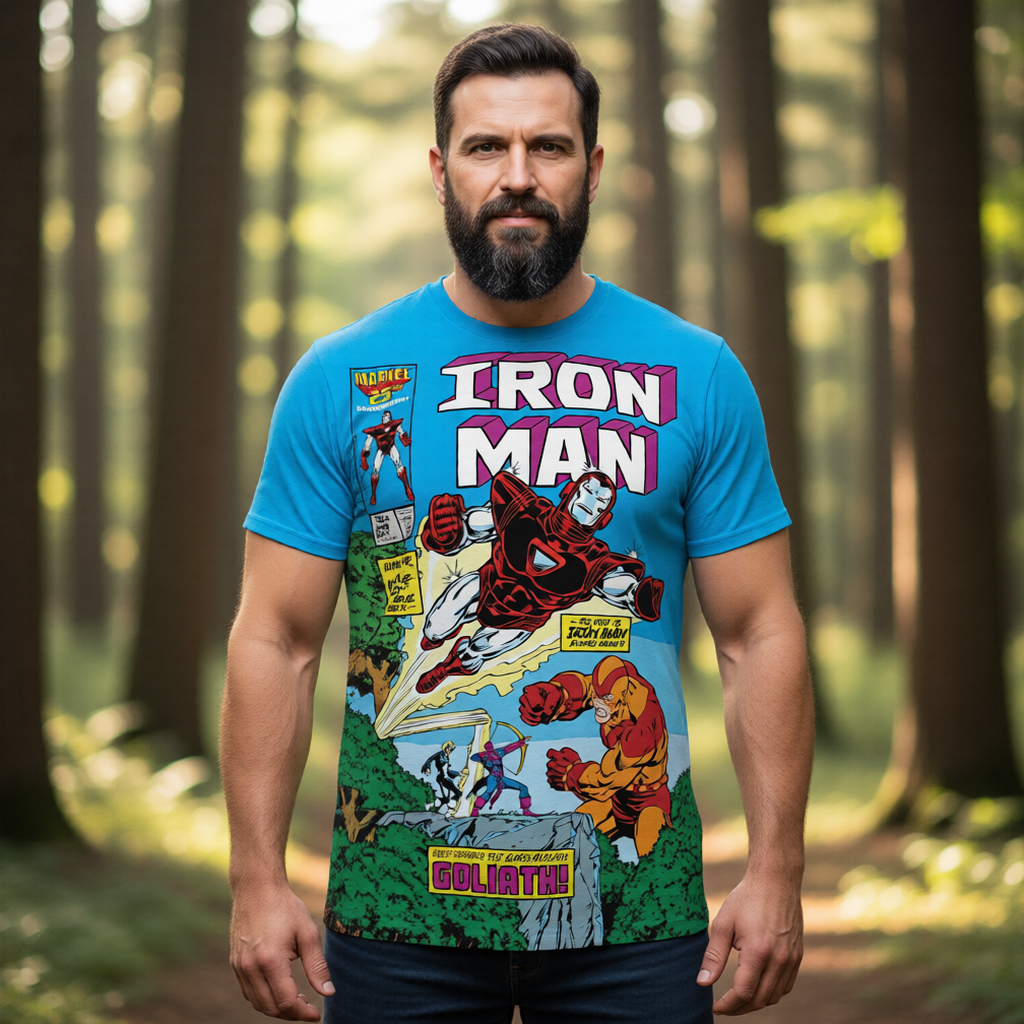 IRON MAN 206 ALL OVER PRINT SHIRT OR TANK