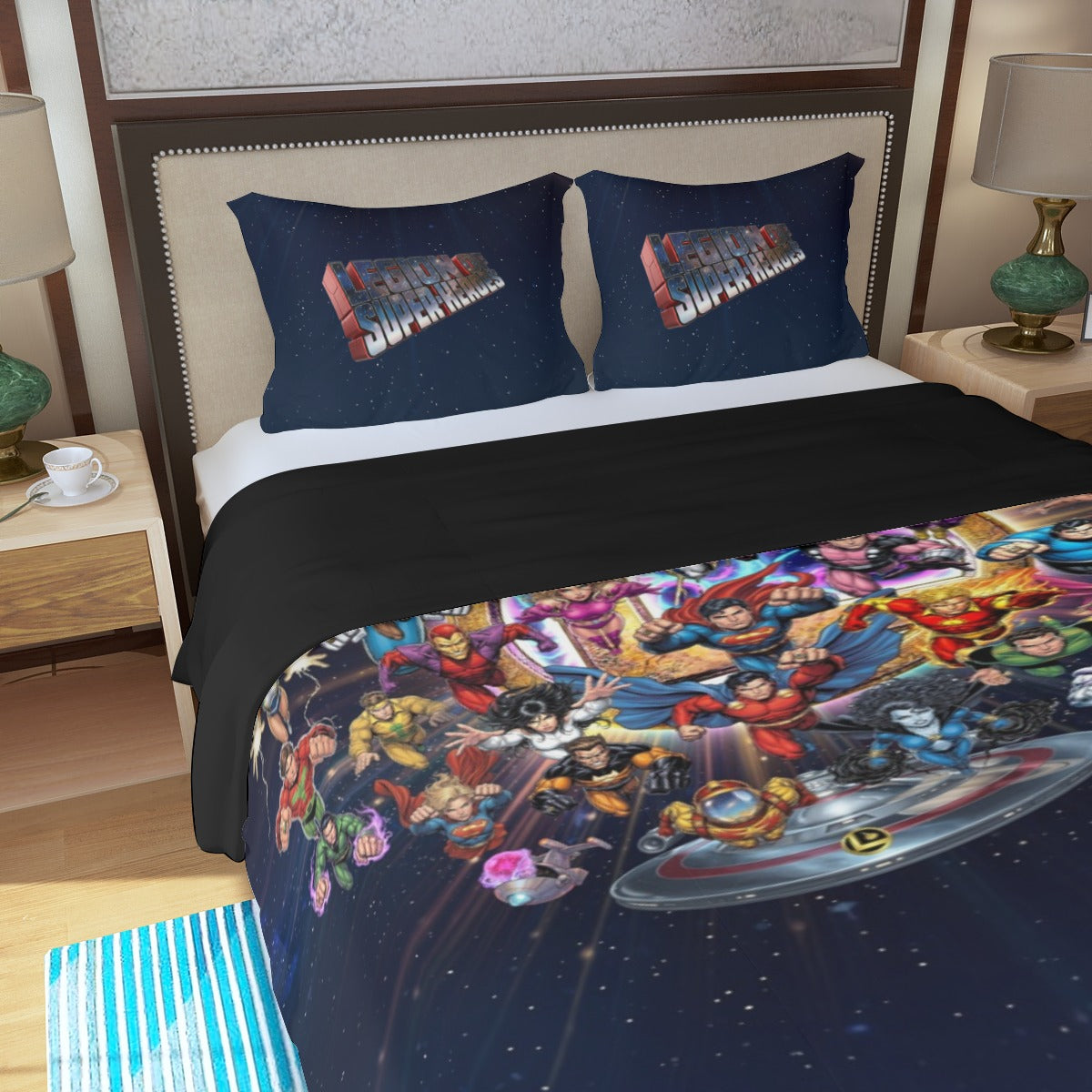 LEGION RUSH TEAM 3 PIECE BEDDING DUVET SET - ORIGINAL ART BY EKA