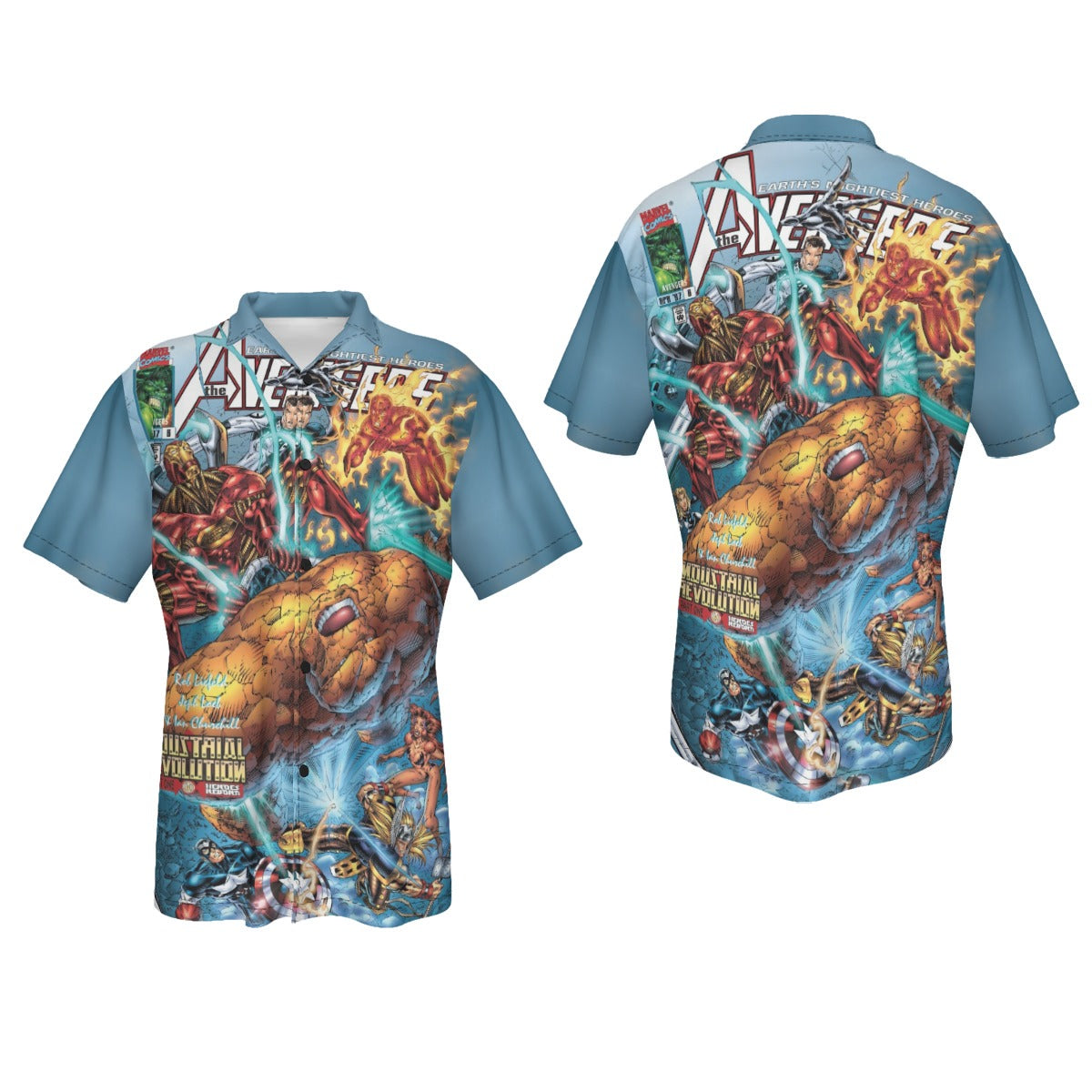 AVENGERS 6 '97 All Over Print Shirt & Tank Top - ROB LIEFELD ART