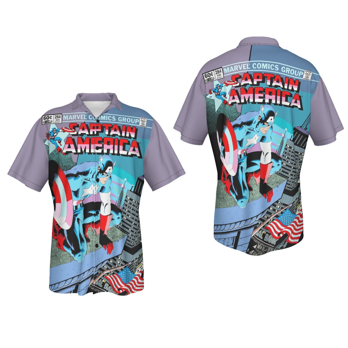 CAPTAIN AMERICA 284 ALL OVER PRINT SHIRT OR TANK