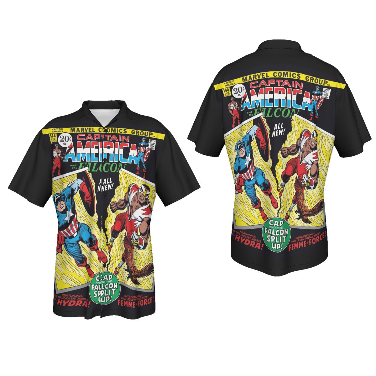 CAPTAIN AMERICA 144 All Over Print Shirt & Tank Top