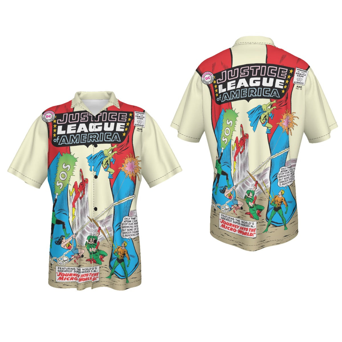 JLA 18 All Over Print Shirt & Tank Top